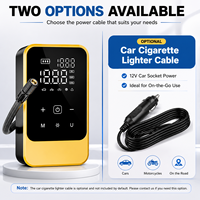 Gonfleur de pneus à prix compétitif pour voiture, moto, vélo, matériau ABS, moniteur de pression des pneus 150 psi, lumière LED SOS, jauge numérique