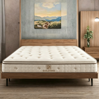 180*200 Gel-Memory-Foam-Matratzen Kingsize Komprimierte Matratze Atmungsaktive Hochelastische Matratze für Hotel- und Apartment-Nutzung