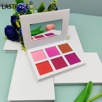 Private Label palette de blush végétalien longue durée Palette de maquillage surligneur Palette de blush poudre surligneur DIY 6 couleurs