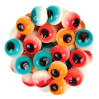 Boule pour les yeux de bonbons mous Halal Gummy Candy Eyeballs