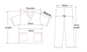 New Design Suits New Style Made Cotton Polyester Hospital Scrubs Uniforms <b>Sets</b> Nurse - Product Image 6