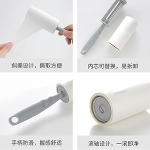HeDou Lint Roller Brush With Tear Off Paper For Pet Clothes And Lint Removal Strong Adhesive - Product Image 2