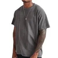 Ingor personalizza Streetwear Hip Hop T-Shirt oversize lavaggio acido