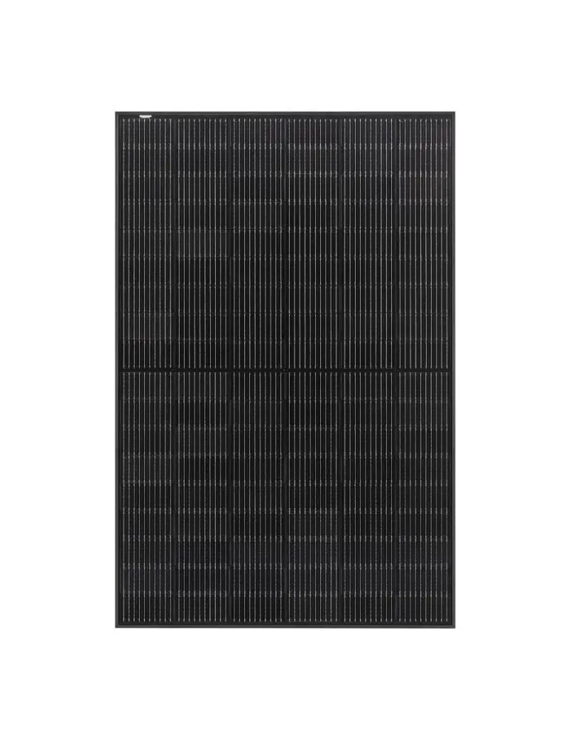 Panel fotovoltaik potongan setengah pelat belakang hitam 410W Panel surya termurah untuk stasiun Daya