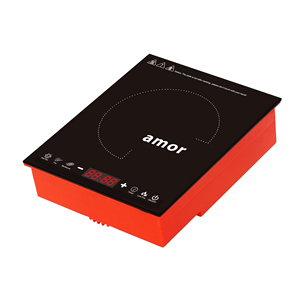 Mini Cocina de Inducción Comercial Amor con Carcasa Roja para Restaurantes, Hoteles y Buffets - Product Image 1