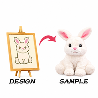 Fabricant OEM professionnel, jouets en peluche personnalisés brodés, animaux en peluche super doux, rembourrés de mousse à mémoire de forme, ours en peluche anti-stress