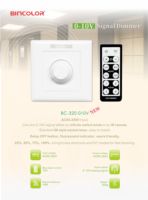 Bincolor-Atenuador de interruptor de luz LED de alto voltaje 0-10V, con control remoto IR, de alta tensión, de 2, 2, de 2, 2, de 1, 2, de 1, 2, 2, de 2, 2, 2