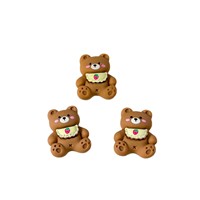 Adorables Cabochons en Résine à Dos Plat, Motifs Chien, Ours, Chat, Bébé, Dessin Animé, Kawaii, pour Scrapbooking, Bijoux DIY et Accessoires