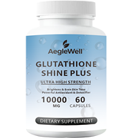 Aegelwell Triple Antioxydant Glutathion avec VC+VE Complément Beauté Anti-Âge Détoxifiant pour Femmes OEM