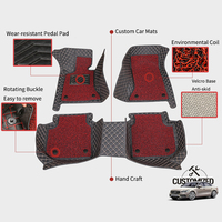 Tapis de sol de voiture antidérapant 7D 9D personnalisé pour BYD Qin 2023 EV, nouveau design, prix usine