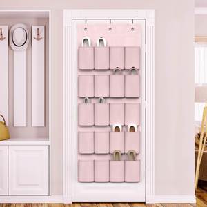 Wholesale Modern Multifunction 20 Pockets PP Nonwoven Over Door Hanging <b>Storage</b> Organizer <b>Shoe</b> Organizer - Product Image 2