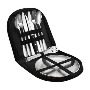 Juego de bolsas de almacenamiento para utensilios de cocina para acampar al aire libre, estilo japonés, cuchillo, tenedor, cuchara, tela <span class=keywords><strong>Oxford</strong></span> portátil para pícnic familiar al aire libre - Product Image 1