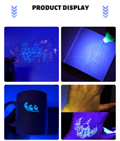 Khy-encre Invisible Offre Spéciale pour écriture secrète, marqueur UV promotionnel avec stylo lumineux Led