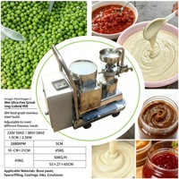 Broyeur industriel robuste en acier inoxydable de qualité alimentaire, à finesses réglables, pour sésame, tahini, fruits et os