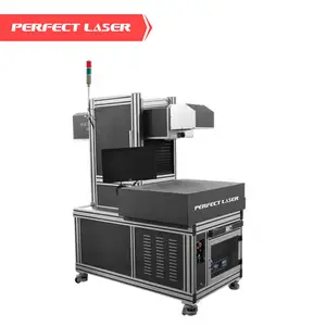 Laser sempurna dengan meja 100W3D RF tabung dinamik CO2 fiber laser menandai mesin