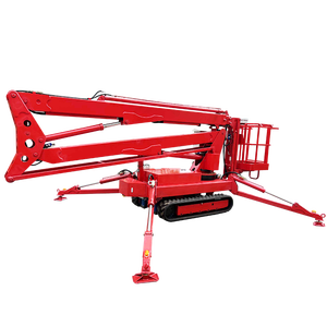 Piattaforma di Sollevamento Telescopica Cingolata Idraulica DC e Diesel da 14m, 16m, 18m in Vendita - Product Image 6