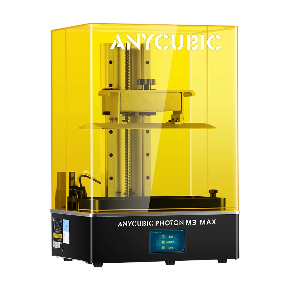 ANYCUBIC Photon M3 Max large building size high precision ball screw hands free resin filling LCD 3d printer