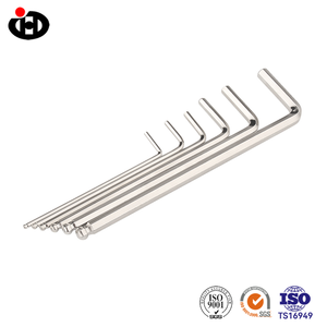 Chiave a bondino lungo ad alta resistenza Din911 T20-T30 in acciaio al carbonio rivestimento in nichel tipo L chiavi a baccola con estremità sferica - Product Image 6