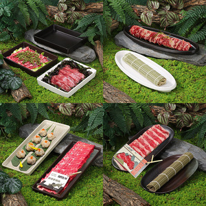 Boîte rectangulaire de bœuf au piment frais et de bœuf au perilla, style montagne, avec tranche de filet de bœuf fraîchement coupée, soupe aigre du Guizhou - Product Image 4