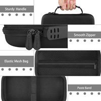 Sac de rangement pour manette de jeu EVA noir, 5 étuis rigides portables compatibles avec la manette de jeu mobile Backbone One