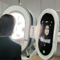 Analyseur de peau professionnel à intelligence artificielle pour salon de beauté, machine d'analyse cutanée avec système de rapports et de recommandation de produits