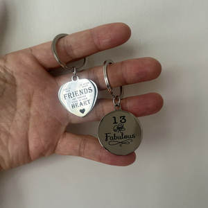 תליון לב מפלדת אל-חלד בצורה מותאמת אישית, תגיות לכלב, חריטה של מותג - Product Image 6