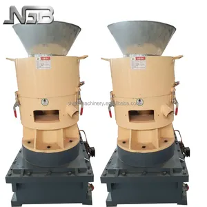 low coat stalks flat die pellet machine suitable for shell materials