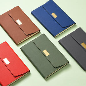 Carnet de notes professionnel LX22099 A5 avec couverture en cuir, reliure sans fil, portable, pour cadeau d'entreprise - Product Image 2