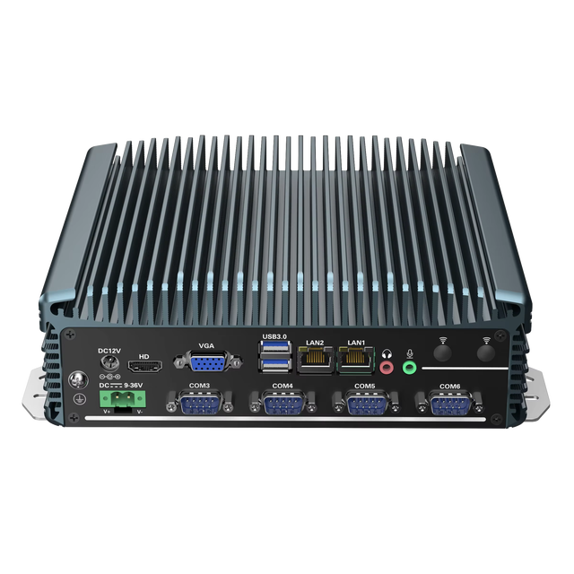 Embedded Computer Mini Industrial Fanless PC N100 6 USB 6COM 32GB RAM 1TB for Workshop Equipment