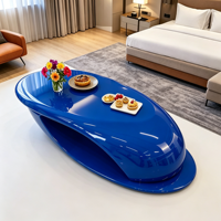 Table basse moderne C135 en FRP personnalisée avec LED, petit bureau éclairé par LED, meubles de salon, hôtel, café, table d'appoint décorative