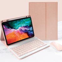 Étui clavier magnétique sans fil Bluetooth antichoc pour tablette Redmi 11 pouces et Redmi SE 8,7 pouces, avec couvercle rabattable en cuir