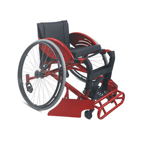 Silla de ruedas deportiva de aluminio Topmedi para entrenamiento ofensivo de rugby en interiores y exteriores - Product Image 2