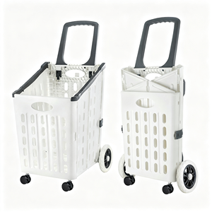 Chariot de supermarché grande capacité 340L, robuste, en treillis métallique, avec roulettes silencieuses, pour usage commercial en épicerie et vente au détail, kit complet - Product Image 2