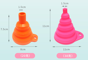 Embudo plegable de silicona de grado alimenticio para transferencia de botellas de agua - Product Image 5