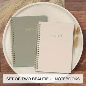 Hardcover Spiral Address Book 50 Sheets 100 Pages College Ruled Thick Paper A5 <b>Lined</b> for Work School Supplies Home - Product Image 4
