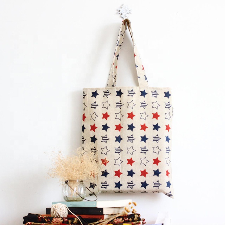 Custom Foldable Outdoor Sunny Large cotton Canvas Bag