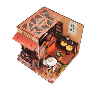 Kit <span class=keywords><strong>miniature</strong></span> de maison de poupée en bois bricolage-Construisez votre propre maison <span class=keywords><strong>miniature</strong></span> avec des jouets de maison de poupée en bois et des fournitures d'artisanat - Product Image 2