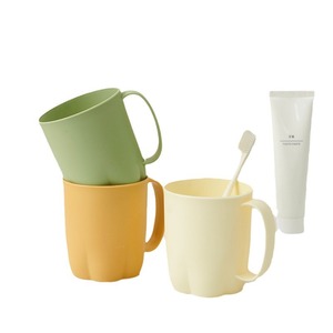 Toothbrush cup, household <b>mouthwash</b> cup, solid color wash cup, toothbrush, dental jar cup set - Product Image 1