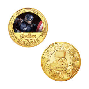 5 Monedas de Oro con Temática de Películas de Marvel, Doble Cara, Bañadas en Oro, Proceso de Fundición a Presión, Colección Conmemorativa - Product Image 6