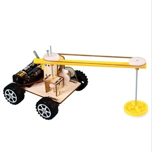 <span class=keywords><strong>Robot</strong></span> balayeur pour enfants, <span class=keywords><strong>jouet</strong></span> en <span class=keywords><strong>bois</strong></span>, bricolage, balayeuse artisanale, jouets éducatifs, technologie, nouveau - Product Image 1