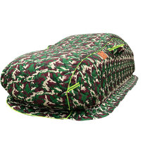 Housse de voiture quatre saisons en tissu Oxford camouflage matelassé, épaisse, imperméable, résistante à la grêle et aux UV