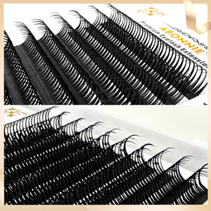 Extensiones de Pestañas Individuales Abonnie Premium, Mixtas de 8-15 mm, con Base de Algodón Negro, para Uso General - Product Image 3