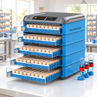 Incubateur d'œufs de volaille industriel entièrement automatique, machine d'éclosion commerciale, équipement d'incubation et d'éclosion d'œufs de poulet