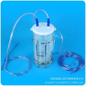 Bouteille à pression négative médicale 2000 ml, dispositif d'aspiration réutilisable pour le drainage et la collecte de fluides - Product Image 3