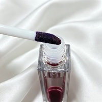 Nouveau design, gloss à lèvres liquide minéral brillant, longue tenue, imperméable, hydratant, végétalien, naturel, avec paillettes chimiques