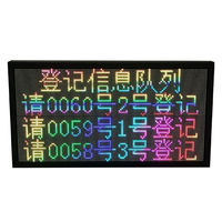 Panneau LED mural d'intérieur à affichage de nom à LED P4.75 personnalisé pour la réception d'hôtel et les halls d'entrée