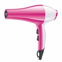 Sèche-cheveux professionnel portable sans fil pour la maison, mini moteur 2400w, brosse à peigne inversée, 110v 220v, électrique, plastique