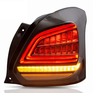 الشركة المصنعة للسيارة أشعة إضاءة ليد ل سويفت المصابيح الخلفية 2017-ل سويفت مصباح LED الخلفية مع متتابعة مؤشر
