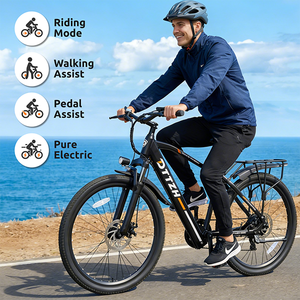 <span class=keywords><strong>Batterie</strong></span> au lithium personnalisable 750W pour adultes, vélo électrique à pneus larges 48V 13Ah, moteur <span class=keywords><strong>central</strong></span>, autonomie maximale de 60 miles, 26 pouces, pour trajets quotidiens - Product Image 4