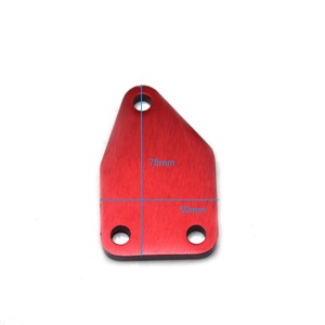 Plaque aveugle de soupape d'échappement EGR JEGS pour Isuzu D-Max MU-X 4JJ1 3.0L Turbo Diesel Rouge - Product Image 3